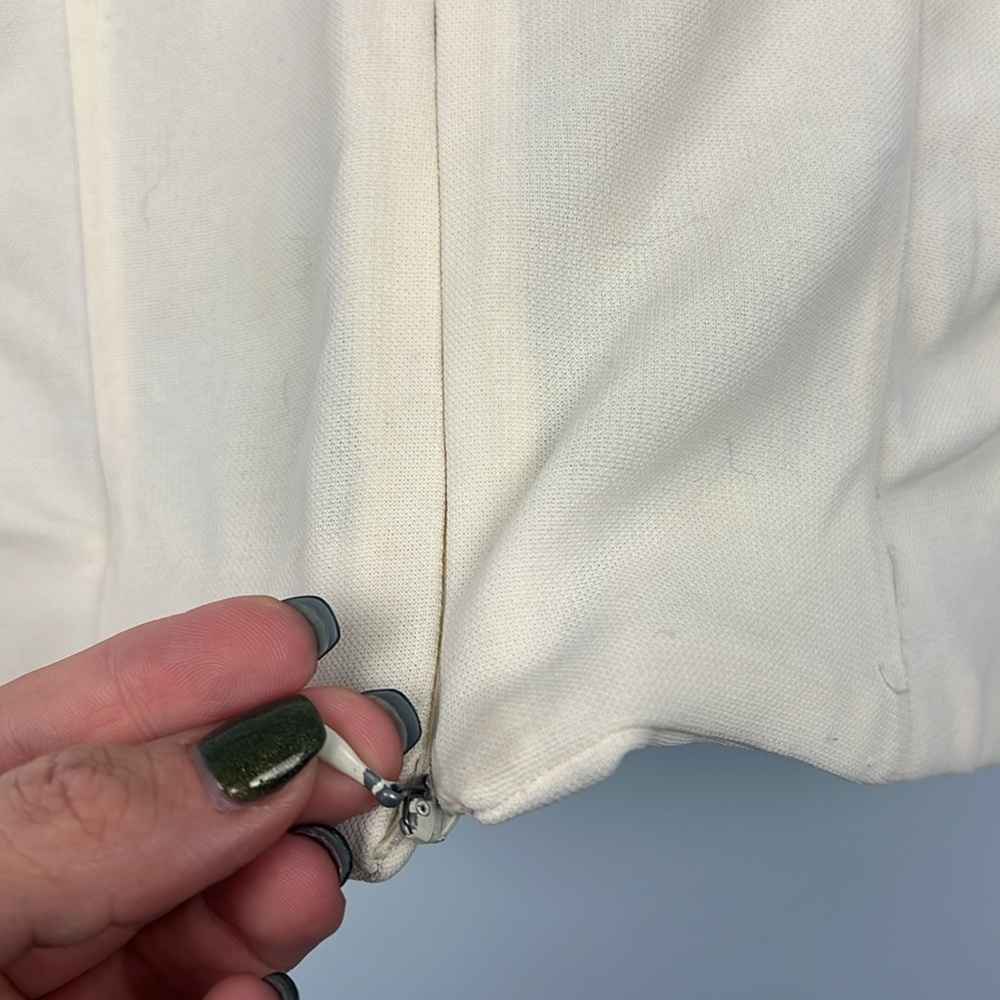 Orna Farho Paris vintage zipper closure ivory corset top - Picture 7 of 7